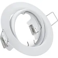 BES LED Spot Armatuur GU10 - Trion - GU10 Inbouwspot - Rond - Wit - Aluminium - Kantelbaar Ø83mm