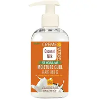 Creme of Nature Moisture Curl Haarmelk, Lichte Crème Voor Gedefinieerde, Verlengde Krullen, Voor Natuurlijk Haar, 8.3 Fl Oz
