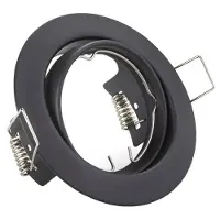 BES LED Spot Armatuur GU10 - Trion - GU10 Inbouwspot - Rond - Zwart - Aluminium - Kantelbaar Ø83mm