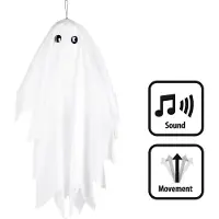 Boland Halloween Hangdecoratie Schuddend Spook Wit 56 X 25 X 15 Cm