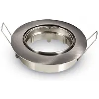 BES LED Spot Armatuur GU10 - GU10 Inbouwspot - Rond - Chroom - Aluminium - Kantelbaar Ø82mm