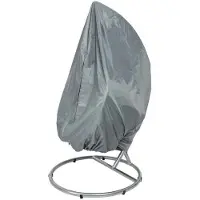 Outdoor Living Hangstoel hoes | Ø 115 x 188 cm (Polyester, PU coating, Grijs)
