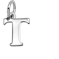 Trendjuwelier huiscollectie Hanger Zilver Letter T