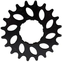 Kmc Achtertandwiel 20T - Chromoly Staal - Zwart - 1/2x3/32 - Voor Enviolo Naven