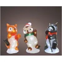 Lumineo LED dieren l13b15h24 cm koel wit a3 kerstverlichting
