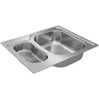 Teka Universe 60 T-xp 1½c Dubbele Spoelbak