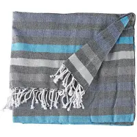Gift Decor Multifunctionele sjaal Strepen Blauw (160 x 200 cm)