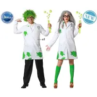 Atosa Crazy Scientific Mannen Kostuum