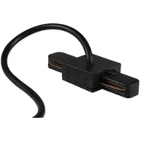 BES LED Spanningsrail Voedingsconnector - Prixa - 1 Fase - Middenvoeding - Zwart