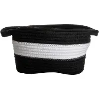 Gusta Mand 30x20x16 cm Zwart/Wit