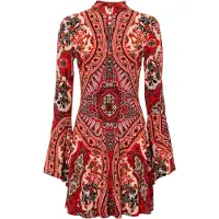 Bonprix Jersey jurk met opstaande kraag 46/48 (L)