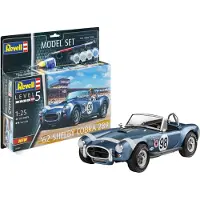 Wittmax Modelbouwpakket Auto - 67669 62 Shelby Cobra 289 Car - Model Set Plastic - 1:25 - Modelbouw