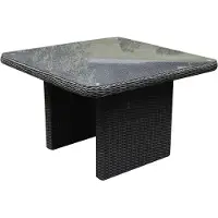 AVH-Collectie Bilbao premium lounge-diningtafel 110x110xH70 cm antraciet