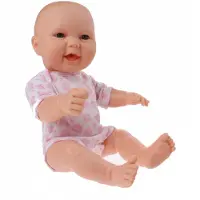 Berjuan Newborn European Girl With Clothes Doll 30 Cm Roze Kinderen