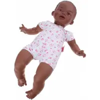 Berjuan Newborn African Girl Doll 45 Cm Veelkleurig Kinderen