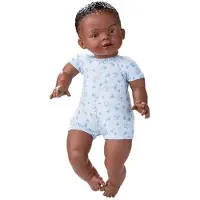 Berjuan Newborn African 8073 Baby Doll 45 Cm Veelkleurig Kinderen