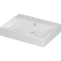 Ink Unlimited Wastafel 60x45cm Keramiek - 1 Kraangat - Glans Wit - 8718835001148 - Rechthoekig - Wastafels, Meubelwastafels