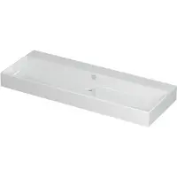 Ink Unlimited Wastafel - Porselein Zonder Kraangat - Glans Wit 1200x450mm (bxd) - Rechthoekig - Wastafels - Meubelwastafels - 8718835039059