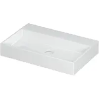 Ink United Wastafel 70x45cm Keramiek - Zonder Kraangat - Glans Wit - 8718835040178 - Rechthoekig - Wastafels, Meubelwastafels