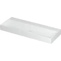 Ink United Wastafel 120x45cm Keramiek - Centraal - 1 Kraangat - Glans Wit - 8718835040253 - Rechthoekig - Wastafels, Meubelwastafels
