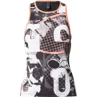 Adidas Club Graphic Sleeveless T-shirt Grijs XS Vrouw
