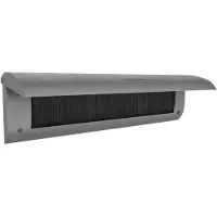 Door-Line Brievenbusklep zilver | Binnenbriefplaat zilver | Brievenbusborstel zilver met klep | brievenbus Deco