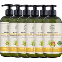 Petal Fresh - Bath & Shower Gel Aloe & Citrus - 6 Pak - Voordeelverpakking