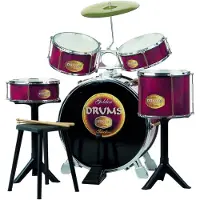 Reig Musicales Golden Drums Battery 83x82x55555 Cm Rood
