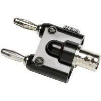 Fluke BP880 Meetadapter BNC-bus - Bananenstekker 4 mm Stapelbaar Zwart