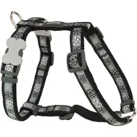 Red Dingo Dh-pi-bb-25 - Hals- En Leibanden - Hond - Rd Harnas Paw Impressions Zwart-l - Maat: L - 206061