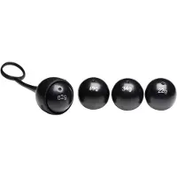 Master Series Cock Dangler Siliconen Penishanger Met Gewichten - Zwart