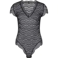 Simone Pérèle Karma semi-transparante body van kant