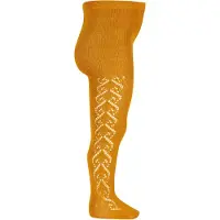 Condor Maillot Openwork Wol | 1527/1 | Mosterd/Okergeel | 31-34 | maat 8