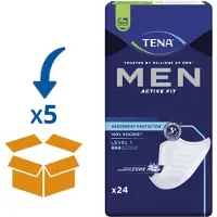 Tena Men (Active Fit) Level 1 | 5 pakken van 24 stuks