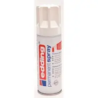 Edding 5200 permanent spray - 200 ml - glans - verkeerswit