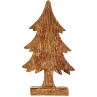 Krist+ Kerstboom Gouden Hout (5 x 31 x 15,5 cm)