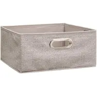 5 Five FIVE Simply Smart - Boîte de Rangement Pliable Premium 15x31cm Beige