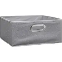 5five Simply Smart Opbergmand, stof, lichtgrijs, 31x15x31 cm
