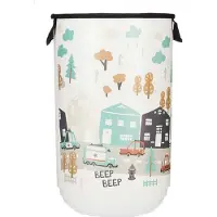 Kipit Wasmand Road Stof Plastic 40 L (34 x 52,3 x 34 cm)