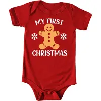Babybugz My first christmas - Rompertje - Kerst romper - Baby's eerste kerst - - Maat 3 tot 6 maanden