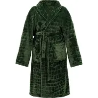 Melli mello - Be My Baby - Badjas Unisex - Zacht Croco-Print - 2 Zakken - Polyester - L/XL