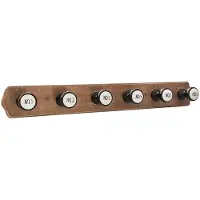 Atmosphera Houten Kleerhanger 6 Stuks 66x8.5x8.5 Cm