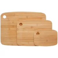 5 Five Bamboe Snijplank Set - 3 stuks, Bruin, 37 x 28 cm