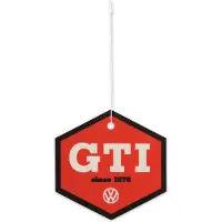 Brisa VW Collection - Volkswagen GTI luchtverfrisser, geurdispenser, geurboom voor auto/voertuig & huis (Kokosnoot)