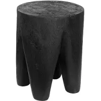 MUST Living Tooth krukje suarhout zwart 35x35x45cm
