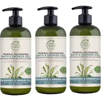 Petal Fresh - Bath & Shower Gel Seaweed & Argan Oil - 3 Pak