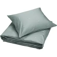 Yumeko Dekbedovertrek set Katoensatijn 140x220 Groen - Eco, Bio & Fairtrade