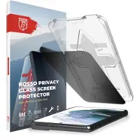 Rosso Privacy Screen Protector Geschikt voor de Samsung Galaxy S21 - 9H Gehard Glas - Met Installatietray - Case Friendly Tempered Glass - Anti Spy - Eenvoudige Installatie