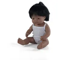 Miniland Latin American Baby Doll 38 Cm Wit