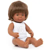 Miniland Girl Baby Doll 38 Cm Wit